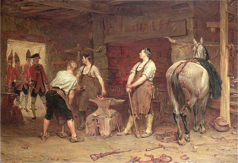 John Seymour Lucas After Culloden- Rebel Hunting, Spain oil painting art